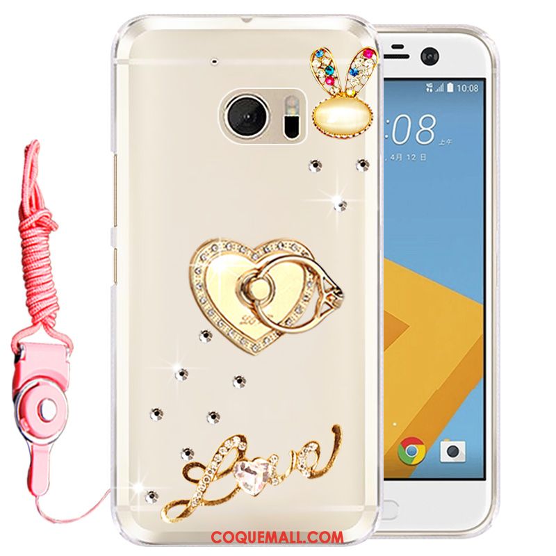 Étui Htc U Ultra Téléphone Portable Rose Protection, Coque Htc U Ultra Strass Silicone