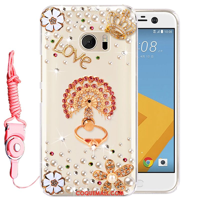 Étui Htc U Ultra Téléphone Portable Rose Protection, Coque Htc U Ultra Strass Silicone