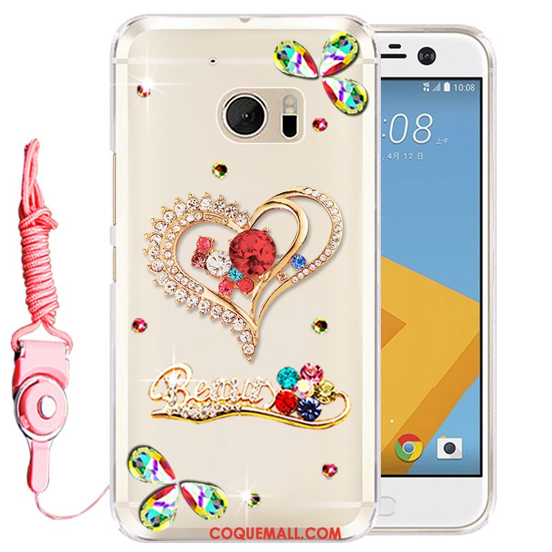 Étui Htc U Ultra Téléphone Portable Rose Protection, Coque Htc U Ultra Strass Silicone