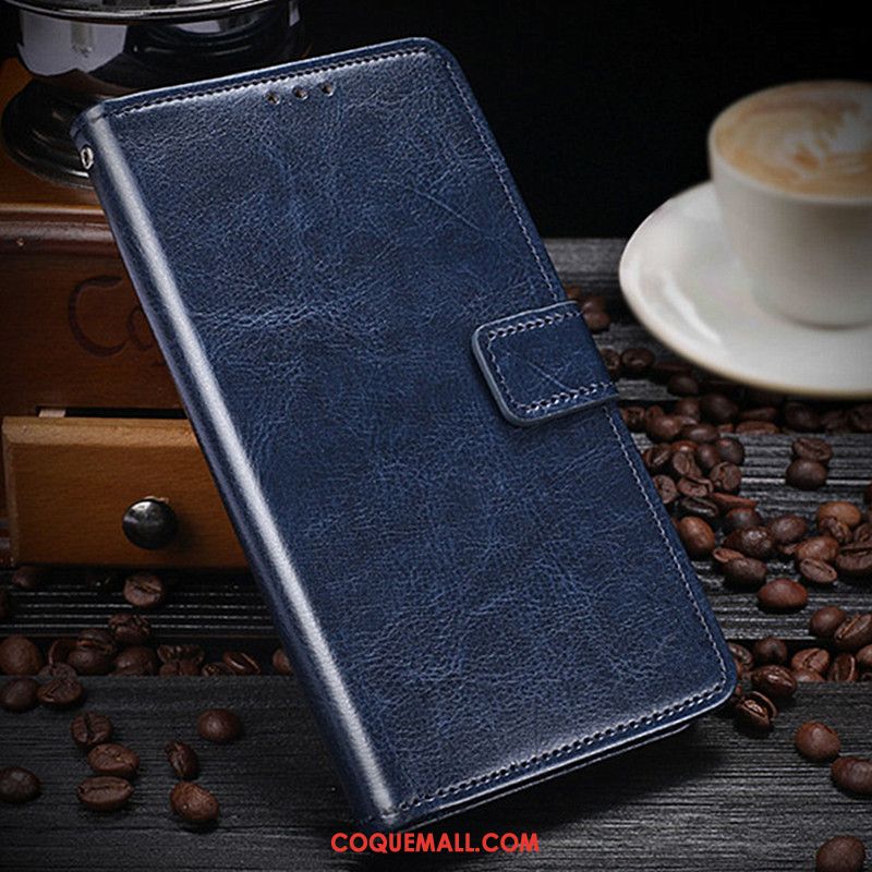 Étui Htc U Ultra Étui En Cuir Téléphone Portable Protection, Coque Htc U Ultra Portefeuille Braun