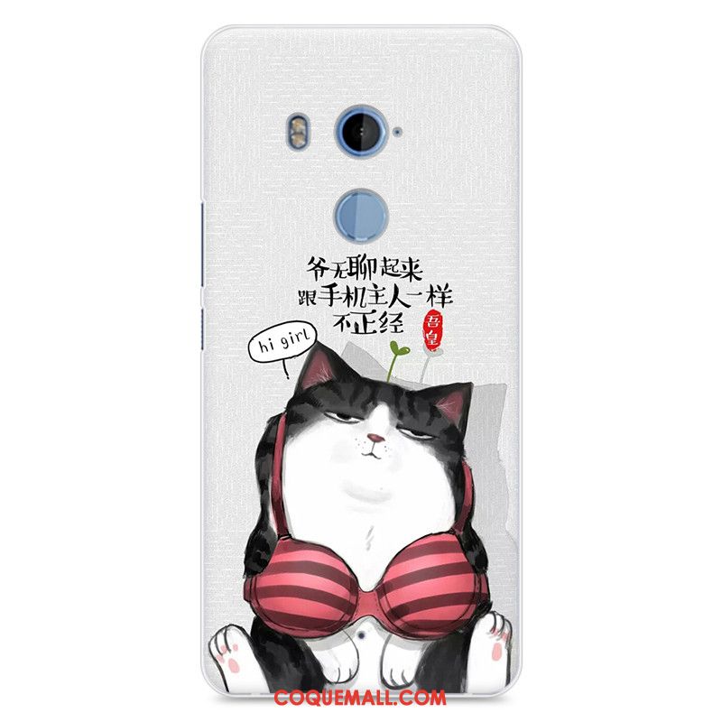 Étui Htc U11+ Charmant Silicone Protection, Coque Htc U11+ Dessin Animé Incassable