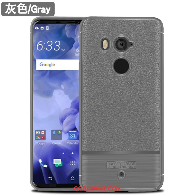 Étui Htc U11+ Créatif Protection Simple, Coque Htc U11+ Incassable Téléphone Portable Braun