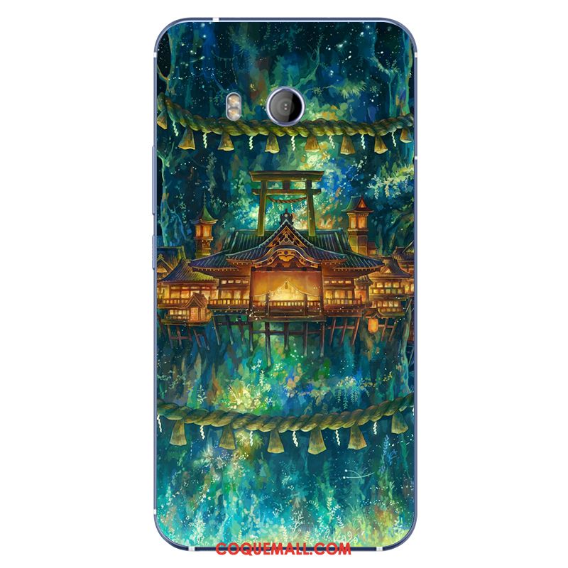 Étui Htc U11 Créatif Téléphone Portable Protection, Coque Htc U11 Violet Fluide Doux