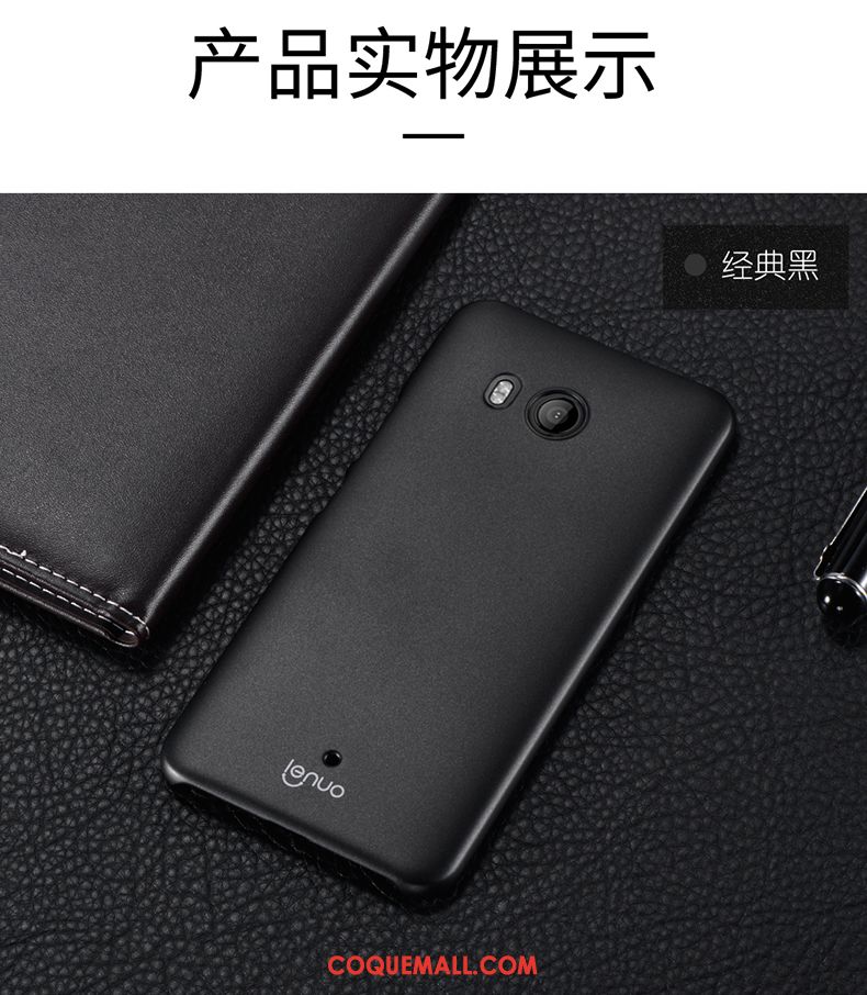 Étui Htc U11 Délavé En Daim Or Anneau, Coque Htc U11 Élégant Incassable