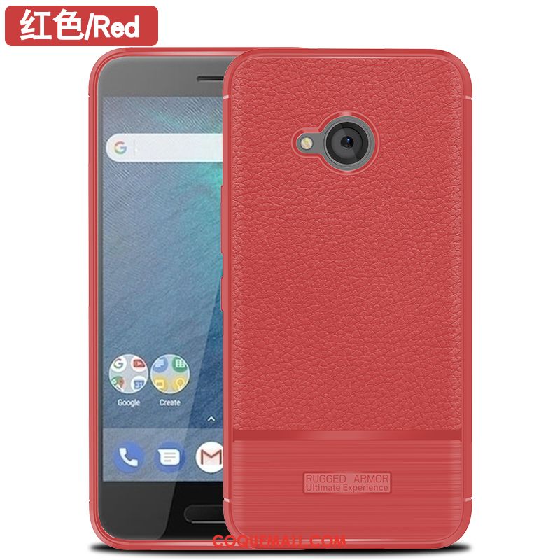 Étui Htc U11 Life Antidérapant Téléphone Portable Protection, Coque Htc U11 Life Litchi Incassable