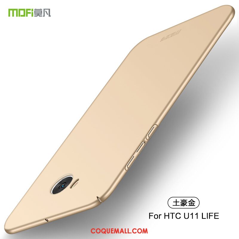 Étui Htc U11 Life Téléphone Portable Protection Incassable, Coque Htc U11 Life Rouge Légère