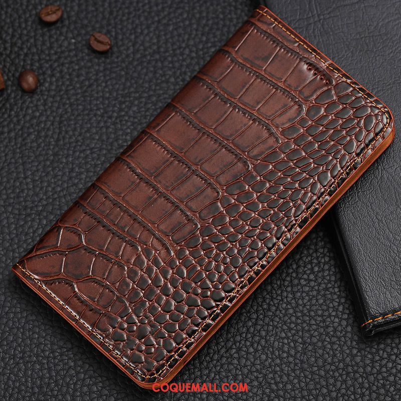 Étui Htc U11+ Modèle Fleurie Protection Étui En Cuir, Coque Htc U11+ Cuir Véritable Téléphone Portable