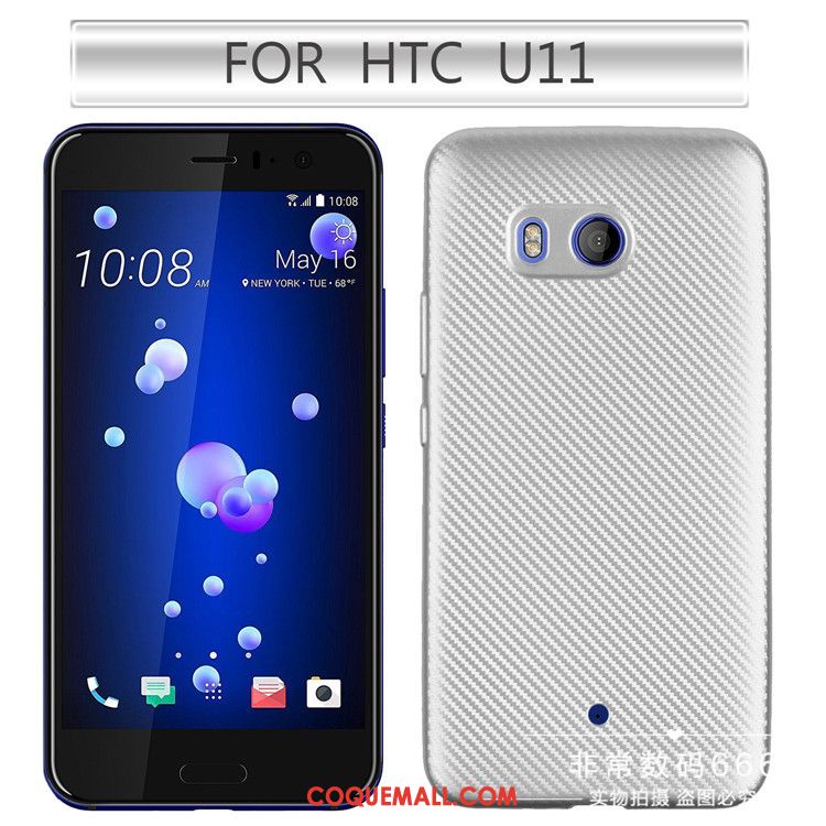 Étui Htc U11 Or Téléphone Portable Tout Compris, Coque Htc U11 Fluide Doux Fibre