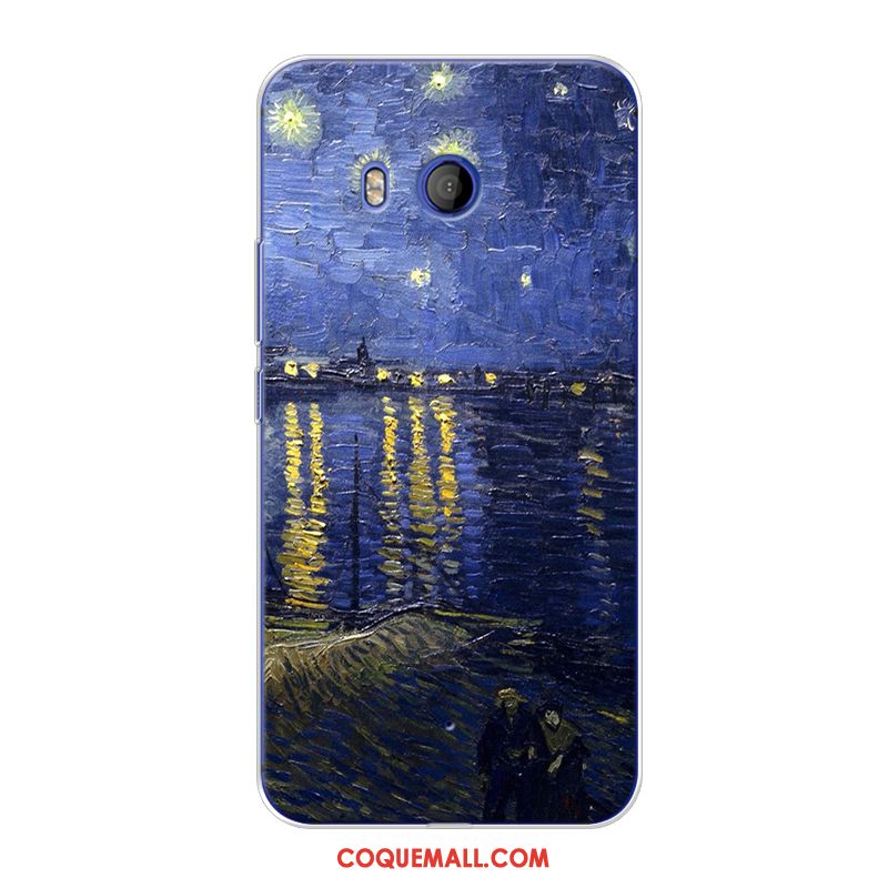 Étui Htc U11 Peinture À L'huile Haute Ciel Étoilé, Coque Htc U11 Art Tout Compris