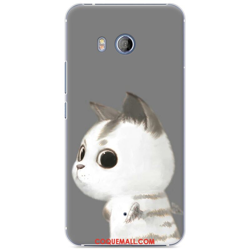 Étui Htc U11 Petit Bleu Amoureux, Coque Htc U11 Protection Chat