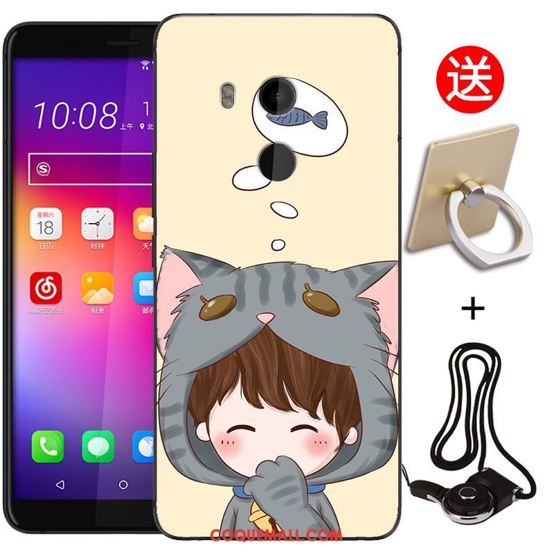 Étui Htc U11+ Protection Dessin Animé Fluide Doux, Coque Htc U11+ Violet Tendance