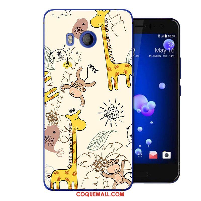 Étui Htc U11 Protection Tendance Téléphone Portable, Coque Htc U11 Personnalité Bleu