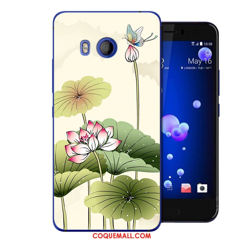 Étui Htc U11 Protection Tendance Téléphone Portable, Coque Htc U11 Personnalité Bleu