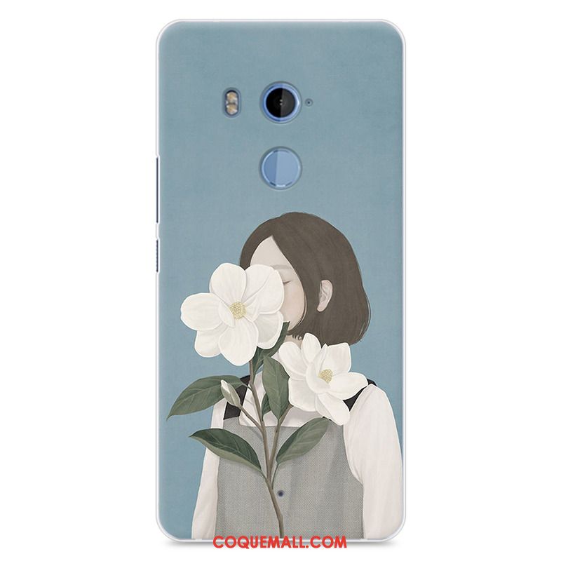 Étui Htc U11+ Rose Peinture Téléphone Portable, Coque Htc U11+ Tout Compris Incassable