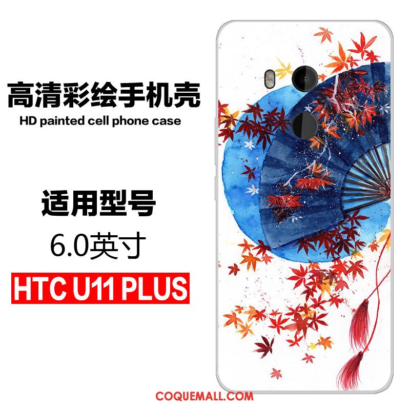 Étui Htc U11+ Silicone Incassable Protection, Coque Htc U11+ Tout Compris Fluide Doux