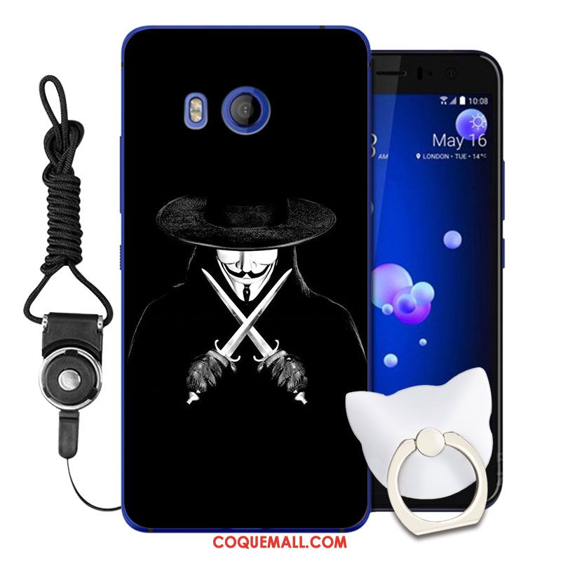 Étui Htc U11 Silicone Violet Protection, Coque Htc U11 Téléphone Portable Dessin Animé