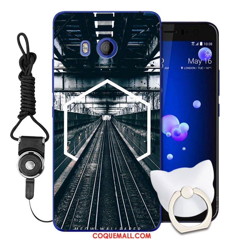 Étui Htc U11 Silicone Violet Protection, Coque Htc U11 Téléphone Portable Dessin Animé