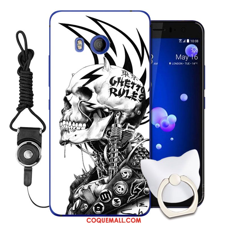 Étui Htc U11 Silicone Violet Protection, Coque Htc U11 Téléphone Portable Dessin Animé