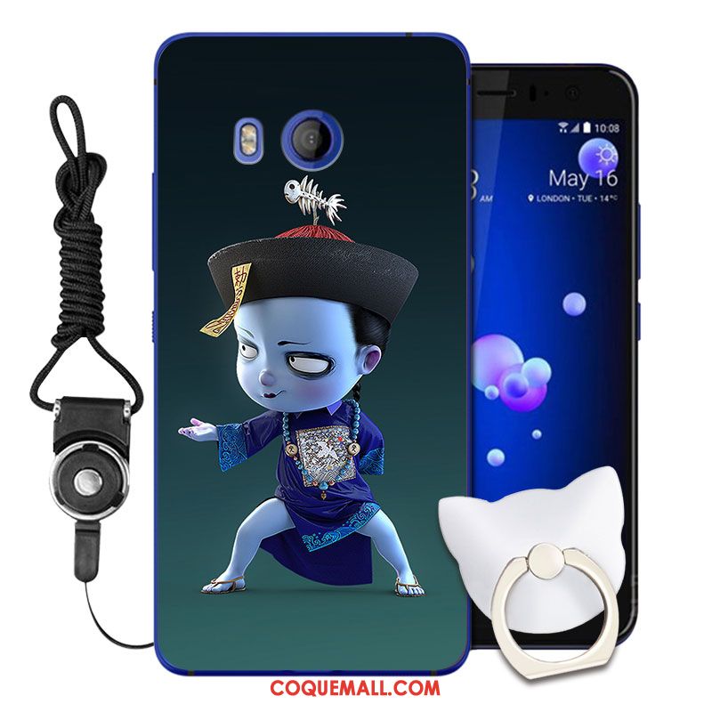 Étui Htc U11 Silicone Violet Protection, Coque Htc U11 Téléphone Portable Dessin Animé