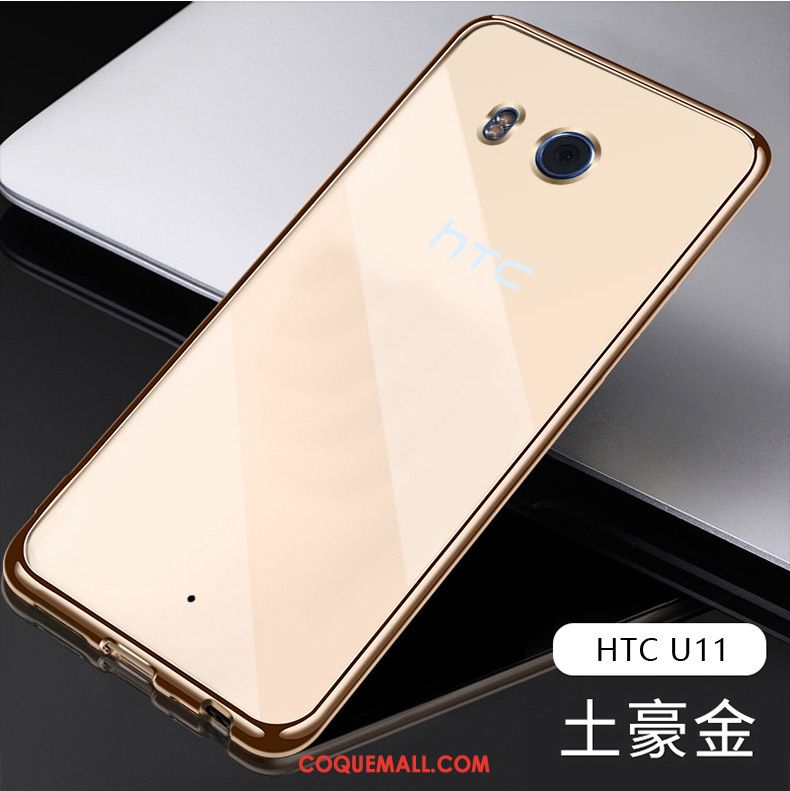 Étui Htc U11 Tout Compris Fluide Doux Protection, Coque Htc U11 Légère Rouge