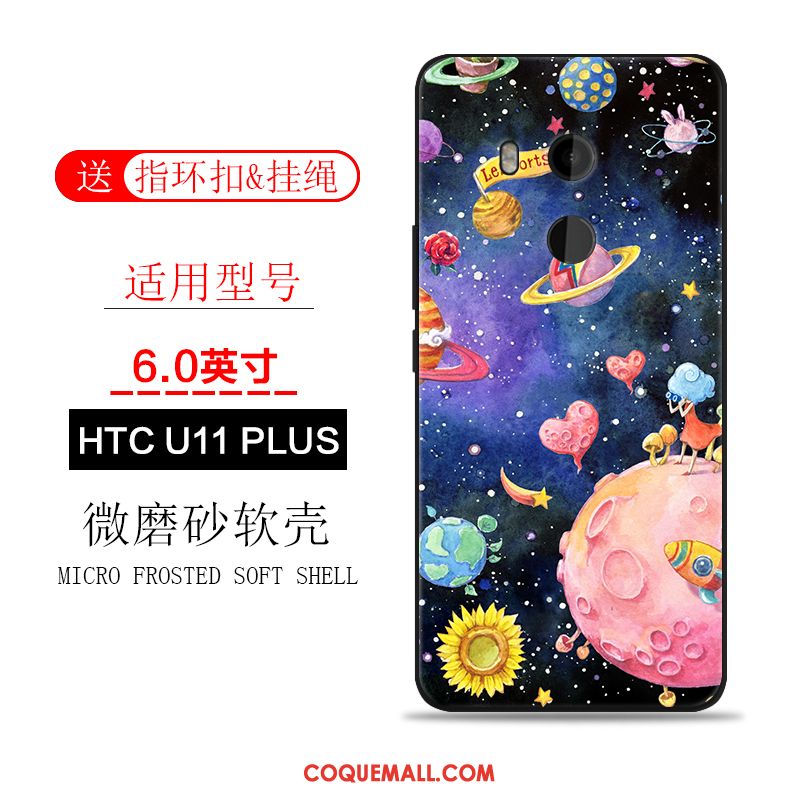 Étui Htc U11+ Téléphone Portable Incassable Marque De Tendance, Coque Htc U11+ Rose Protection