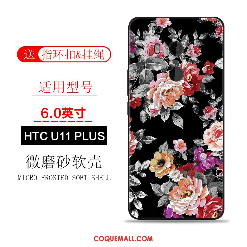 Étui Htc U11+ Téléphone Portable Incassable Marque De Tendance, Coque Htc U11+ Rose Protection