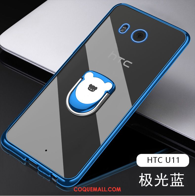 Étui Htc U11 Téléphone Portable Légère Silicone, Coque Htc U11 Transparent Fluide Doux