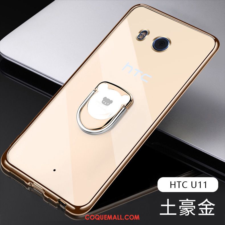 Étui Htc U11 Téléphone Portable Légère Silicone, Coque Htc U11 Transparent Fluide Doux