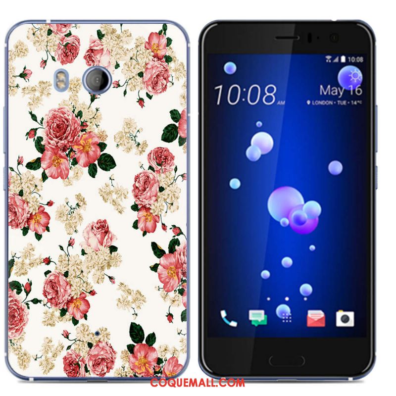 Étui Htc U11 Téléphone Portable Multicolore Créatif, Coque Htc U11 Dessin Animé Peinture