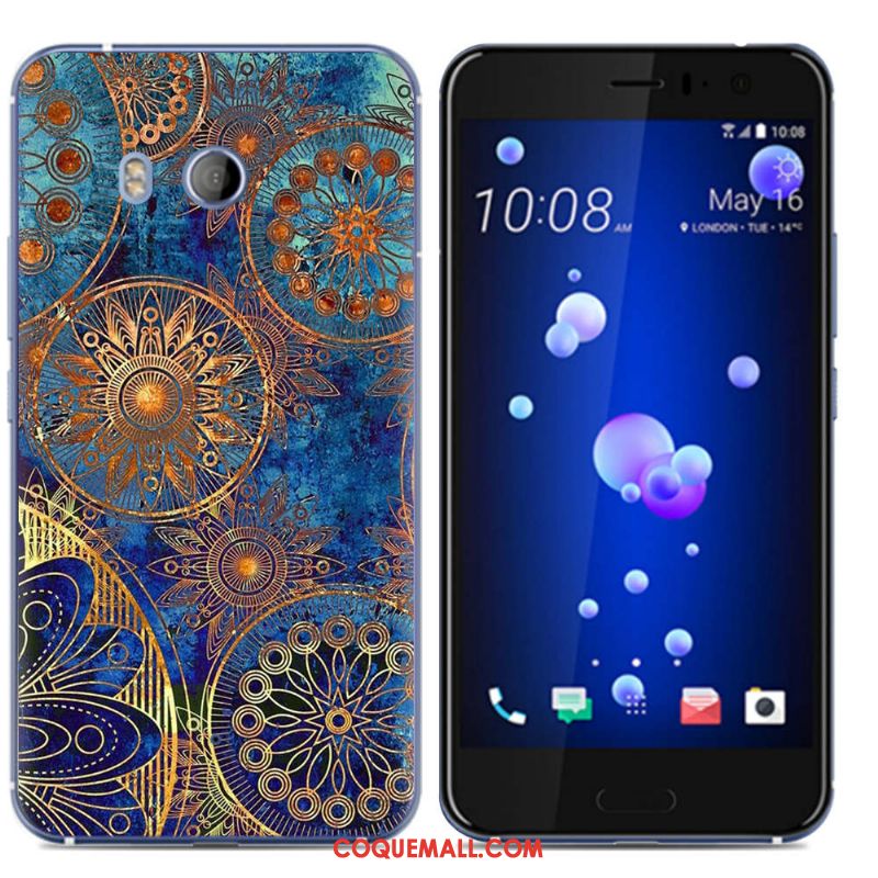 Étui Htc U11 Téléphone Portable Multicolore Créatif, Coque Htc U11 Dessin Animé Peinture