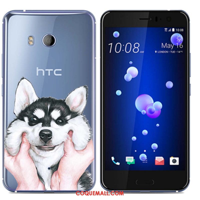 Étui Htc U11 Téléphone Portable Multicolore Créatif, Coque Htc U11 Dessin Animé Peinture