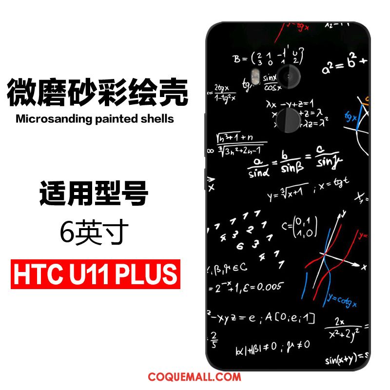 Étui Htc U11+ Téléphone Portable Tout Compris Noir, Coque Htc U11+ Tendance Charmant