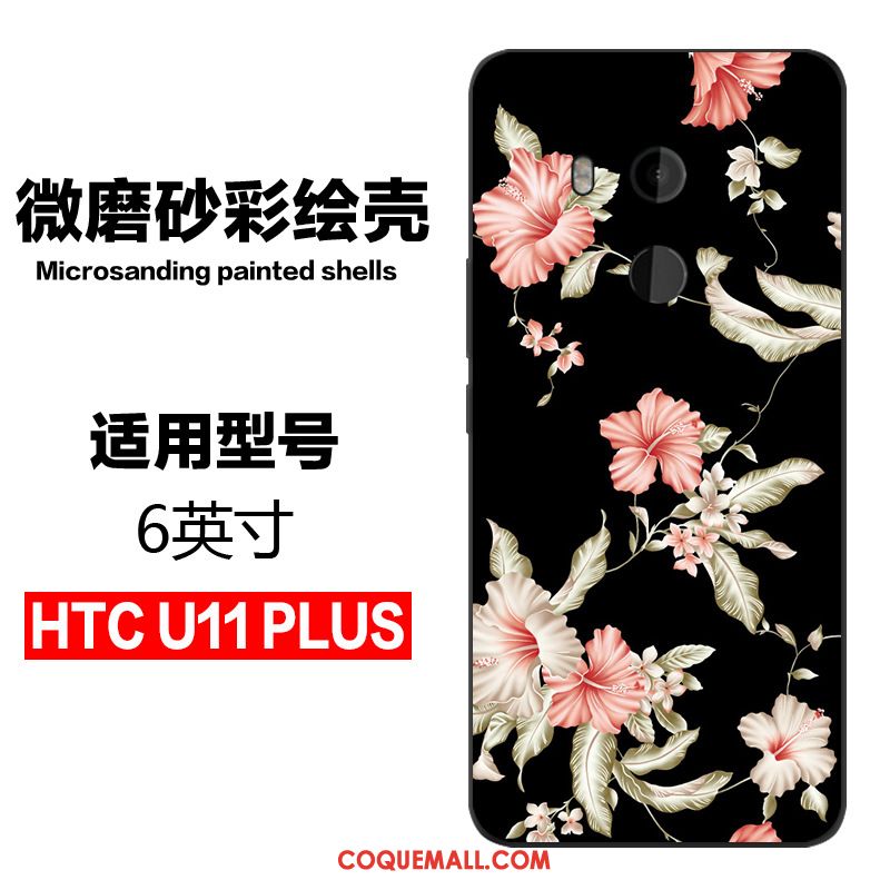 Étui Htc U11+ Téléphone Portable Tout Compris Noir, Coque Htc U11+ Tendance Charmant