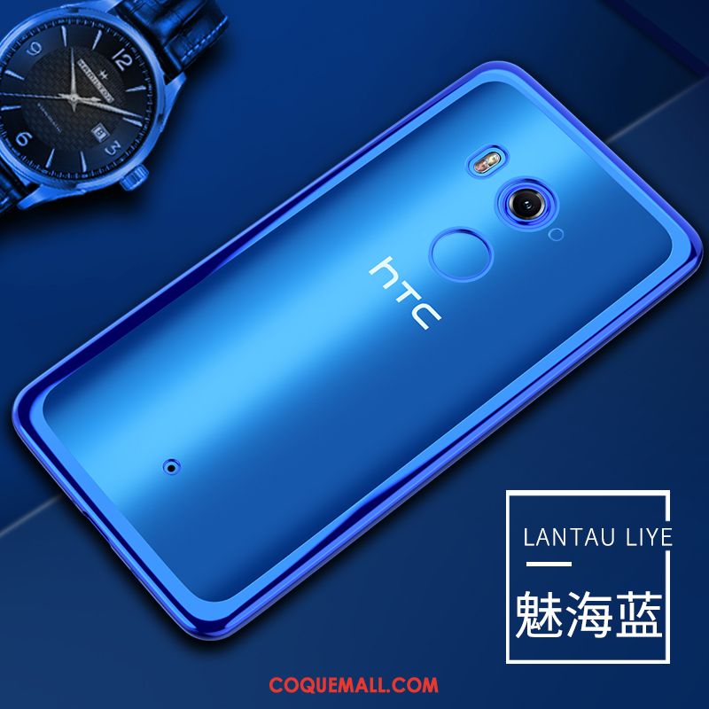 Étui Htc U11+ Téléphone Portable Transparent Silicone, Coque Htc U11+ Protection Fluide Doux