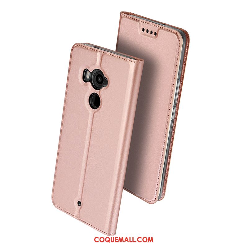 Étui Htc U11+ Téléphone Portable Étui En Cuir Nouveau, Coque Htc U11+ Business Incassable