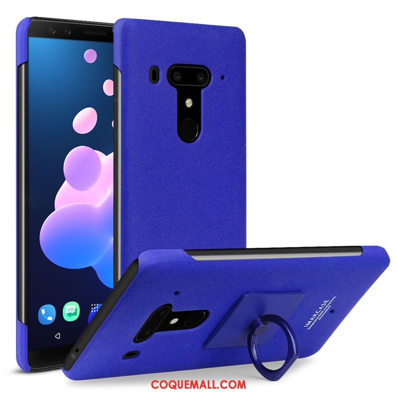 Étui Htc U12+ Bleu Denim Support, Coque Htc U12+ Délavé En Daim Créatif