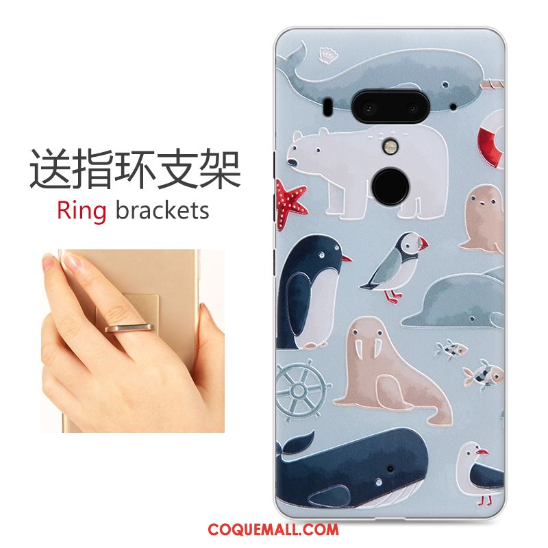 Étui Htc U12+ Dessin Animé Difficile Personnalité, Coque Htc U12+ Protection Téléphone Portable