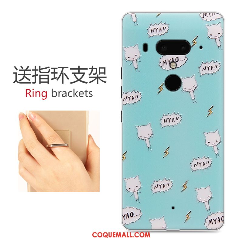 Étui Htc U12+ Dessin Animé Difficile Personnalité, Coque Htc U12+ Protection Téléphone Portable