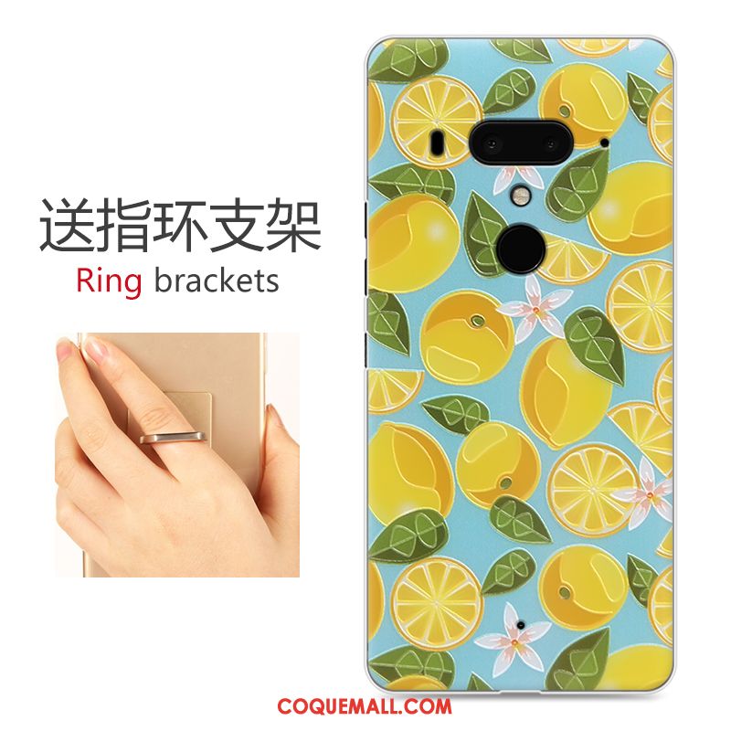 Étui Htc U12+ Dessin Animé Difficile Personnalité, Coque Htc U12+ Protection Téléphone Portable