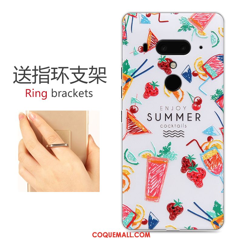 Étui Htc U12+ Dessin Animé Difficile Personnalité, Coque Htc U12+ Protection Téléphone Portable