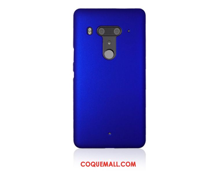 Étui Htc U12+ Délavé En Daim Vert Difficile, Coque Htc U12+ Simple Protection