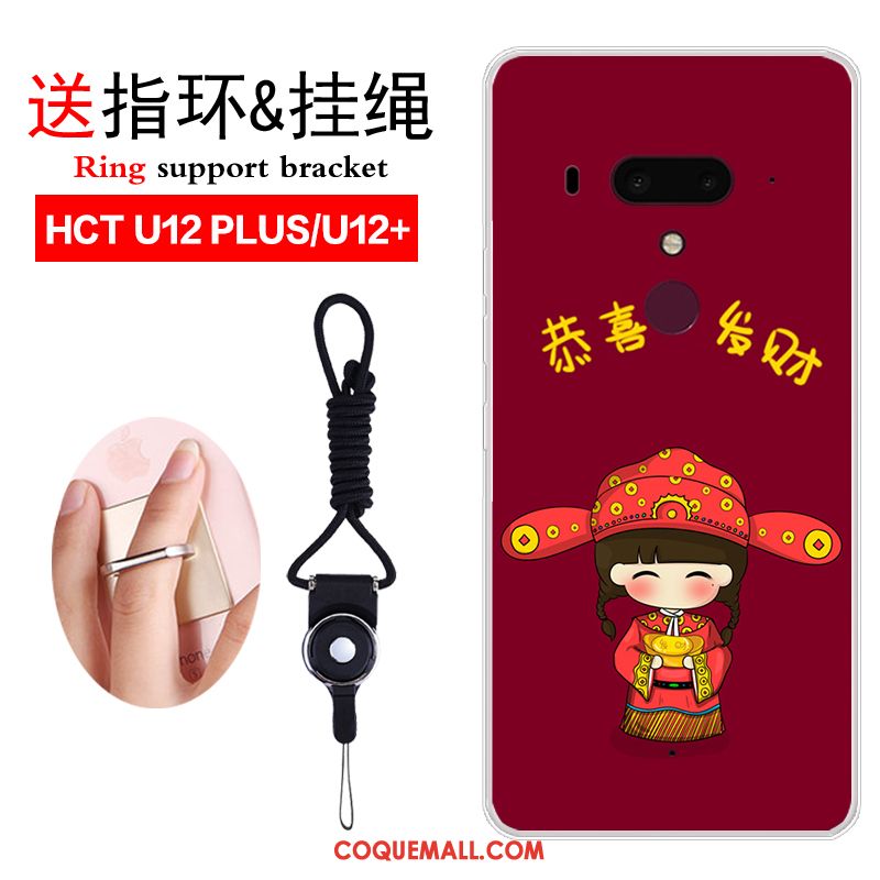 Étui Htc U12+ Personnalité Art Tendance, Coque Htc U12+ Fluide Doux Créatif