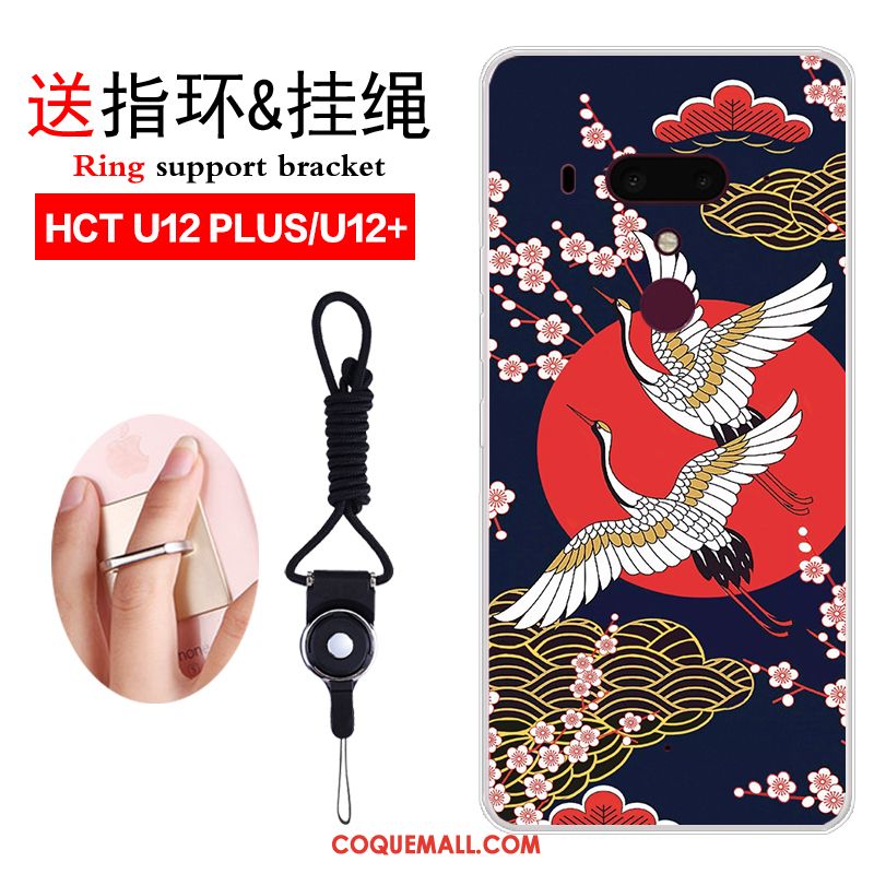 Étui Htc U12+ Personnalité Art Tendance, Coque Htc U12+ Fluide Doux Créatif