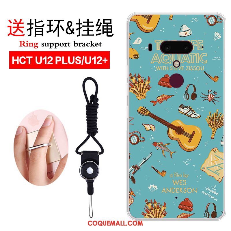 Étui Htc U12+ Personnalité Art Tendance, Coque Htc U12+ Fluide Doux Créatif