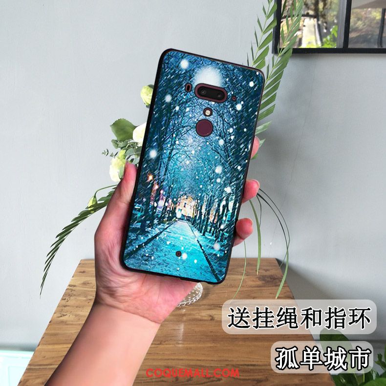 Étui Htc U12+ Personnalité Dessin Animé Ornements Suspendus, Coque Htc U12+ Silicone Tout Compris