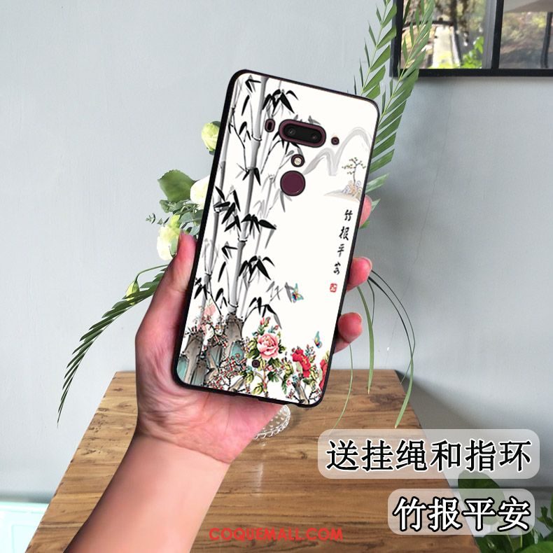 Étui Htc U12+ Personnalité Dessin Animé Ornements Suspendus, Coque Htc U12+ Silicone Tout Compris