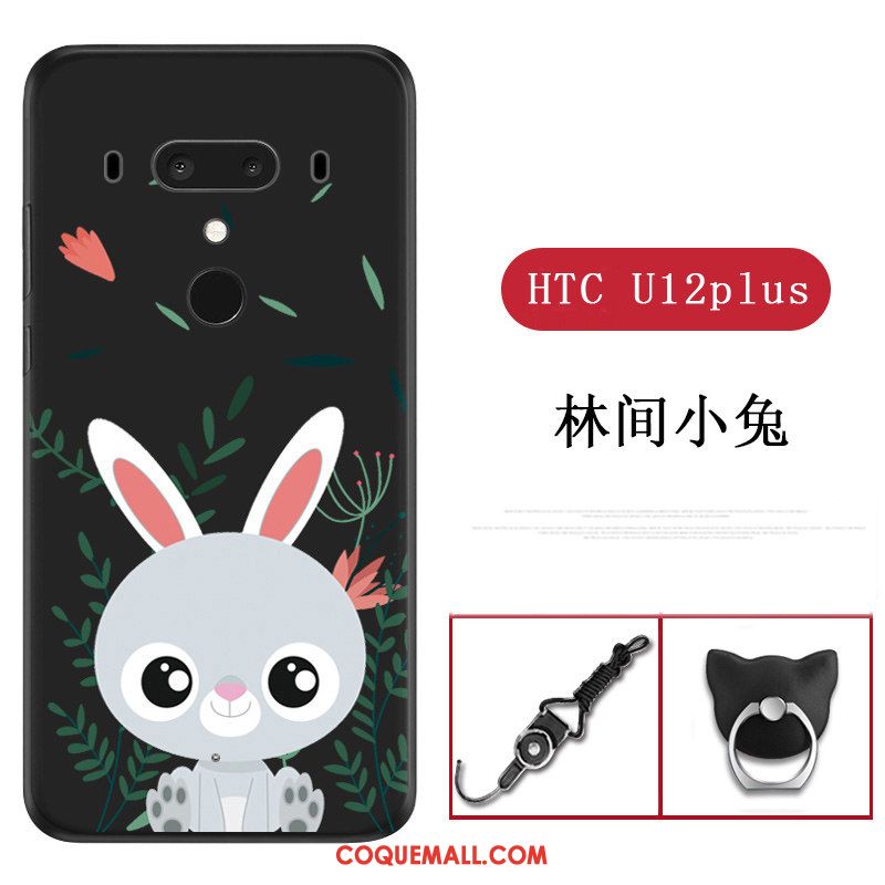 Étui Htc U12+ Protection Bleu Personnalité, Coque Htc U12+ Silicone Tendance