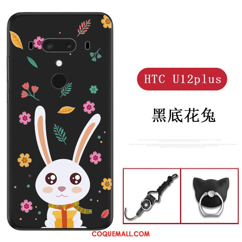 Étui Htc U12+ Protection Bleu Personnalité, Coque Htc U12+ Silicone Tendance