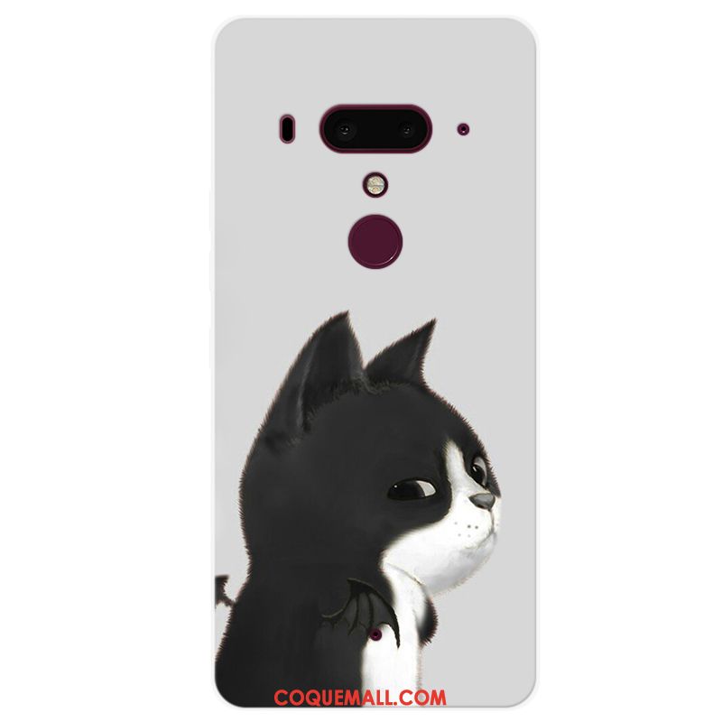 Étui Htc U12+ Protection Personnalité Fluide Doux, Coque Htc U12+ Téléphone Portable Silicone