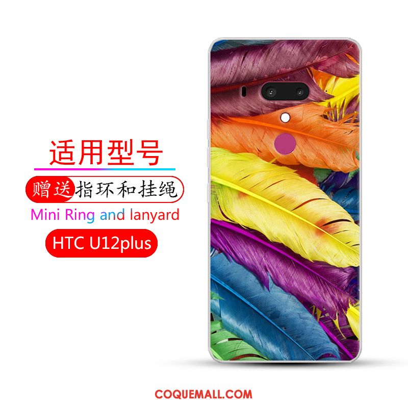 Étui Htc U12+ Tout Compris Incassable Créatif, Coque Htc U12+ Protection Fluide Doux